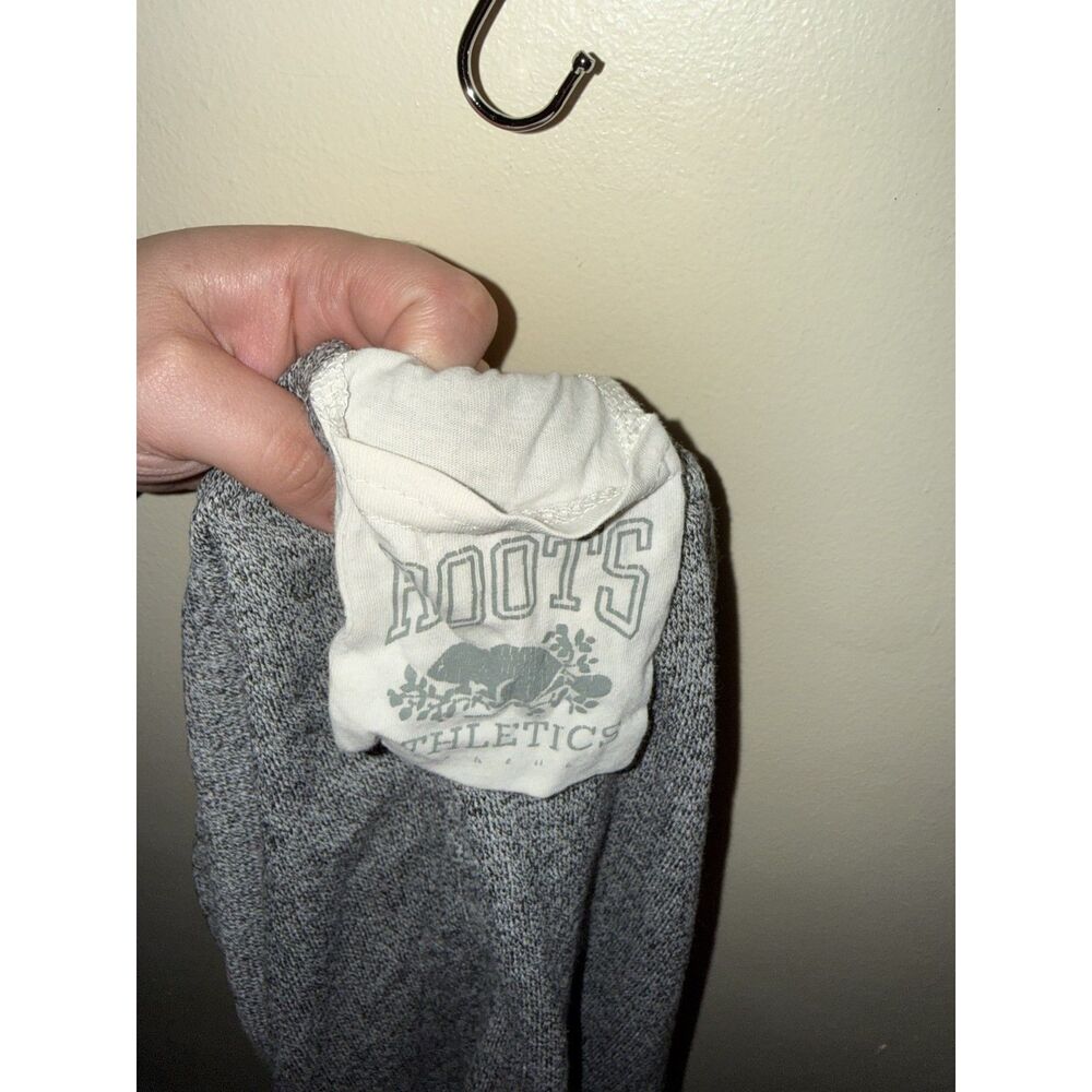 Roots Salt & Pepper Slim Cuff Jogger Sweatpants Heather Gray XXS - Picture 4 of 12